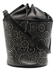 10 CORSO COMO Borsa a secchiello con borchie Aby - Nero