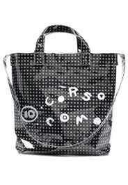 10 CORSO COMO Borsa tote con stampa - Nero