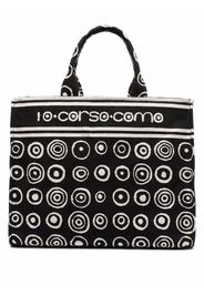 10 CORSO COMO graphic-print canvas tote - Nero