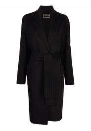 10 CORSO COMO belted single-breasted coat - Nero