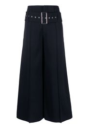 10 CORSO COMO wide-leg belted-wais trousers - Blu