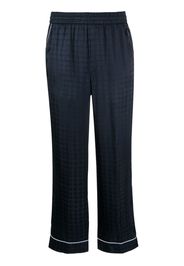 10 CORSO COMO Circle-motif straight-leg trousers - Blu