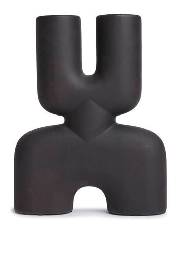 101 Copenhagen Cobra Double mini vase (28cm) - Marrone