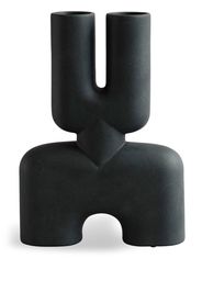 101 Copenhagen Cobra Double Hexa vase - Nero