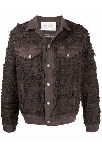 1017 ALYX 9SM embroidered button-down jacket - Marrone