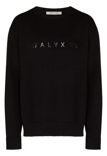 1017 ALYX 9SM logo-print long-sleeve sweatshirt - Nero