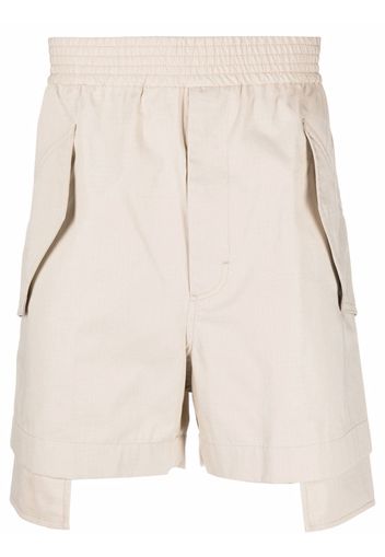 1017 ALYX 9SM layered straight bermuda shorts - Toni neutri