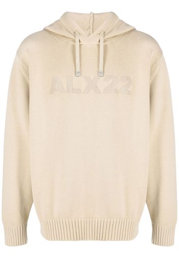 1017 ALYX 9SM logo-print hoodie - Toni neutri