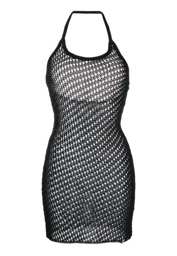 1017 ALYX 9SM mini crochet-design dress - Nero