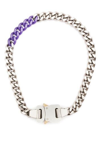 1017 ALYX 9SM Classic chain-link necklace - MTY0005 SILVER/PURPLE