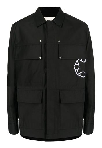 1017 ALYX 9SM logo-print shirt jacket - Nero