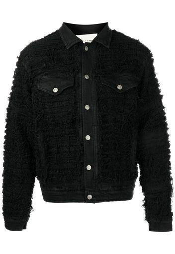 1017 ALYX 9SM frayed denim jacket - Nero