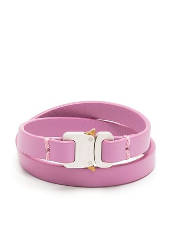 1017 ALYX 9SM micro buckle leather bracelet - Rosa