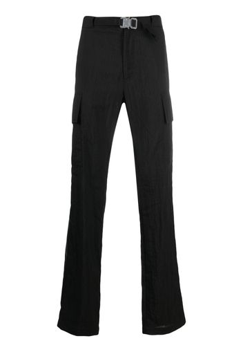 1017 ALYX 9SM Rollerscoaster-buckle cargo trousers - Nero