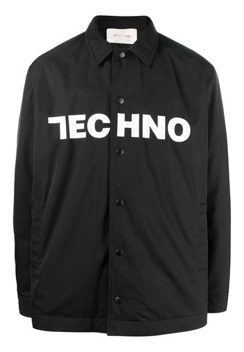 1017 ALYX 9SM 'TECHNO' shirt jacket - Nero