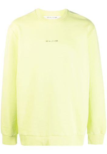 1017 ALYX 9SM logo-print cotton sweatshirt - Giallo