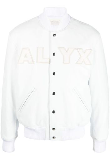 1017 ALYX 9SM logo patch-detail cotton bomber - Bianco