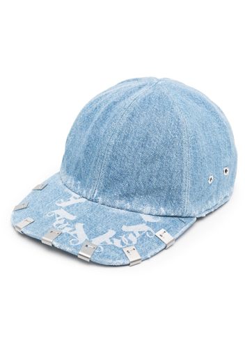 1017 ALYX 9SM six-panel denim cap - Blu