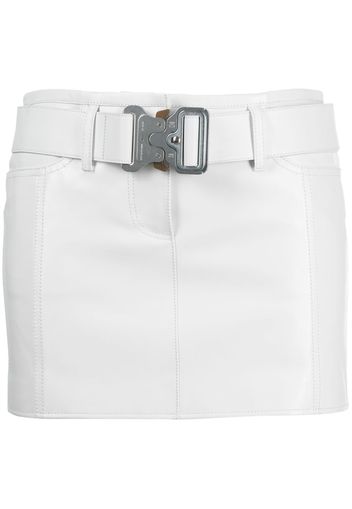 1017 ALYX 9SM belted leather miniskirt - Bianco