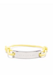 1017 ALYX 9SM logo plaque rope bracelet - Giallo