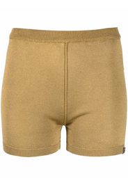 1017 ALYX 9SM metallic-thread knit shorts - Oro