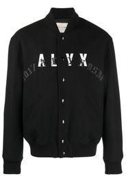 1017 ALYX 9SM leather-logo bomber jacket - Nero