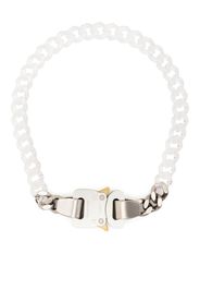 1017 ALYX 9SM rollercoaster buckle necklace - Bianco