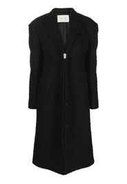 1017 ALYX 9SM bouclé-effect hardware-detail coat - Nero