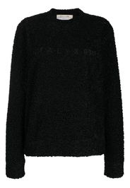 1017 ALYX 9SM crew-neck brushed sweatshirt - Nero