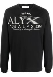 1017 ALYX 9SM graphic logo-print sweatshirt - Nero