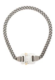 1017 ALYX 9SM Rollercoaster-buckle detail necklace - Argento