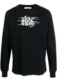 1017 ALYX 9SM logo-print long-sleeve cotton T-shirt - Nero