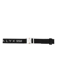 1017 ALYX 9SM logo-jacquard buckle-fastening belt - Nero