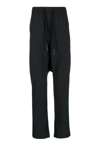 11 By Boris Bidjan Saberi Pantaloni dritti con coulisse - Nero