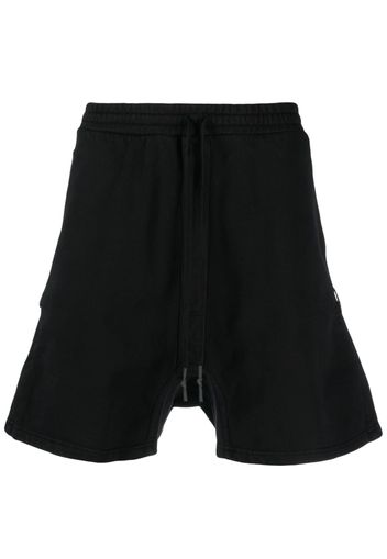 11 By Boris Bidjan Saberi drawstring-waist cotton shorts - Nero