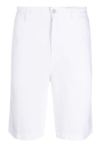 120% Lino linen Bermuda shorts - Bianco