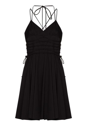 16Arlington Katsina lace-up dress - Nero