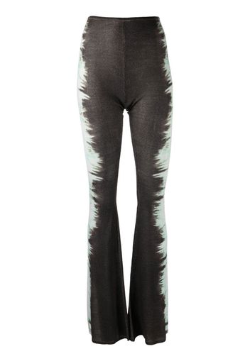 16Arlington tie-dye knitted trousers - Nero