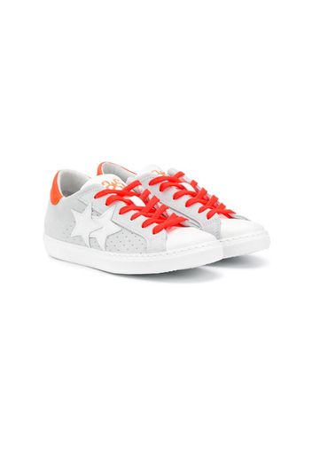 Star patch sneakers