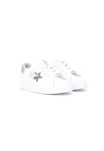 star-patch low-top sneakers