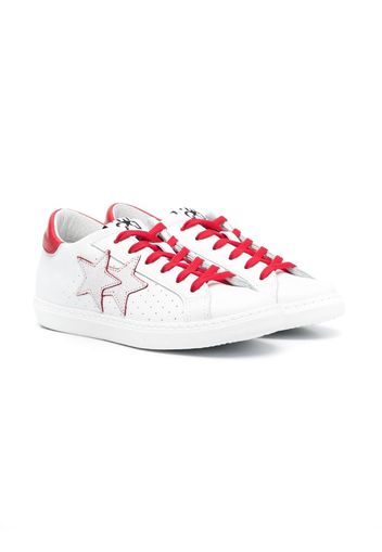 2 Star Kids Sneakers Superstar - Bianco