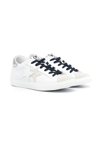 2 Star Kids Sneakers Superstar - Bianco