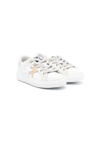 2 Star Kids Sneakers con applicazione - Bianco