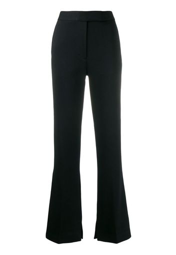 flared tailored trousers