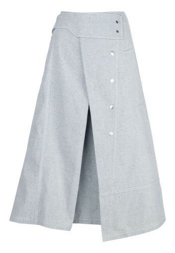 DENIM TRENCH SKIRT