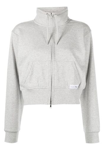 3.1 Phillip Lim DONT SWEAT IT TERRY ZIP-UP - Grigio