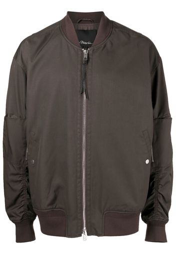 3.1 Phillip Lim OVERSIZED BOMBER - Marrone