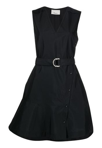 3.1 PHILLIP LIM cotton poplin A-line dress - Nero