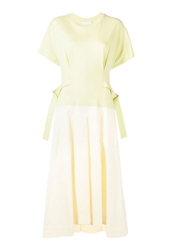 3.1 Phillip Lim Abito modello T-shirt con cintura - Giallo