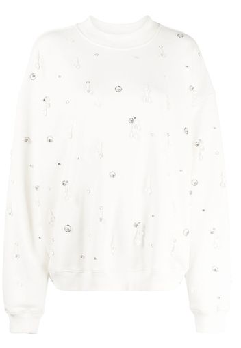 3.1 Phillip Lim Rhistone-embellished Sweater - Bianco